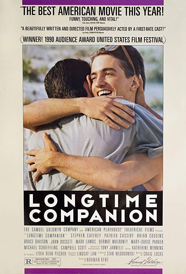 Movie poster for the film "Longtime Companion."